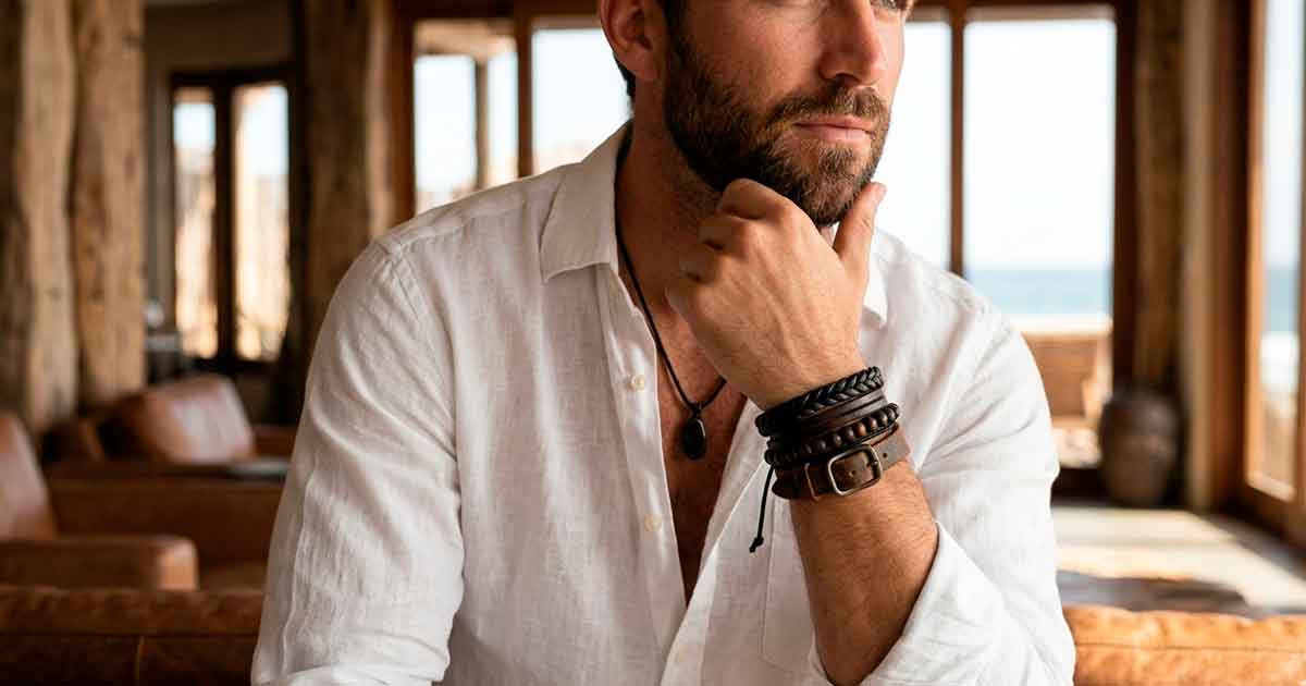 como-usar-pulseiras-de-couro-masculinas